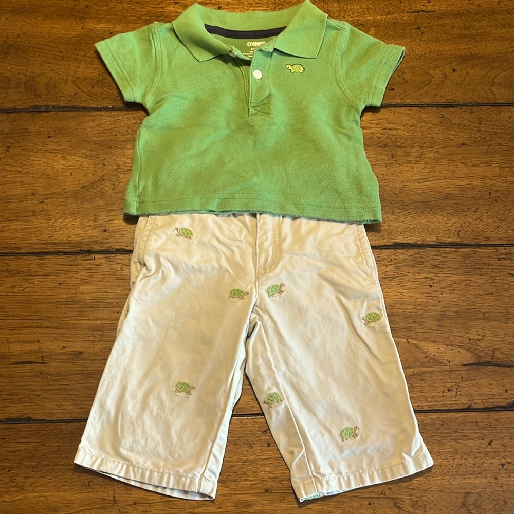 Janie & Jack/Gymbore Turtle Set